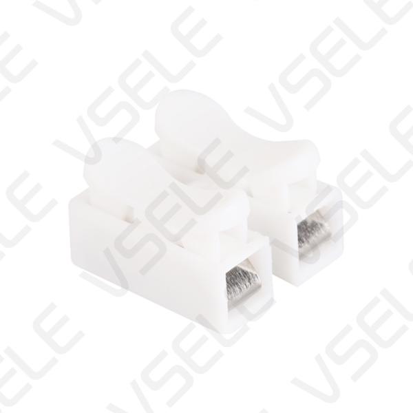 LED Lighting Terminal Block / White Push Quick Connecting Terminals