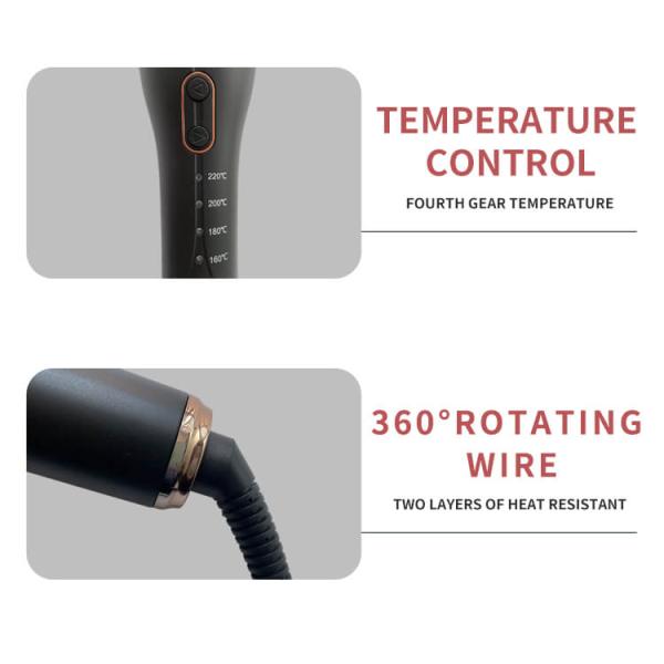 Анти- ошпаривая PTC нагревая 300 - утюг керамических волос 450F завивая