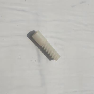 Delrin Molded 3 Start Worm Gear , Plastic Gear Shaft Module 0.4