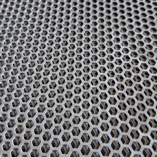 Hexagonal Hole Decorative Perforated Metal Sheet Custom Thickness  0.5mm-3mm