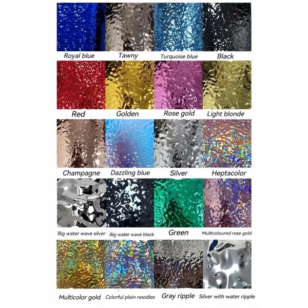 PVC Wall Panel with Interior Water Ripple Carbon Crystal Design Bamboo Wood Fiber Bamboo Charcoal Board Soundproof Fireproof