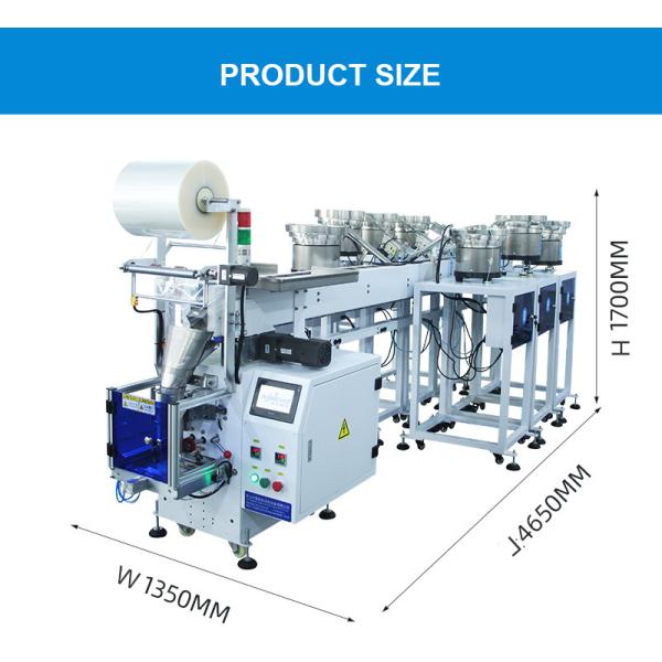 Semi-automatic Manual Placement Filling Screws Bolts Small Parts Hardware Packaging Machine
