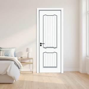 Painting WPC Door Featuring Excellent Heat Insulation and Moisture Resistance Suitable for Various Interior Applications