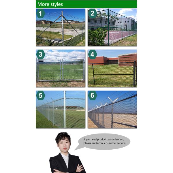 Фабрика Устойчивый Прямой Американский рынок Циклон Струна Садовый ПВХ покрытый 7 футов высокой цепной ссылки ограждения