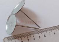 Pinos de isolamento para dutos de ar M1.8x50, aço galvanizado, fixação de isolamento em superfície de aço