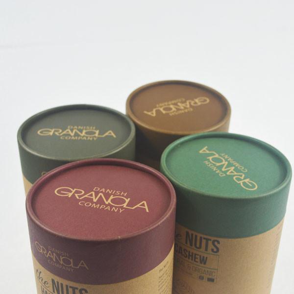White Cardboard 85mm Diameter Candle Kraft Paper Tube Packaging