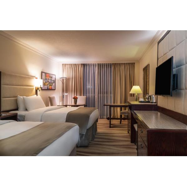 Мебель комнаты прожития гостиницы грецкого ореха современного дизайна деревянная