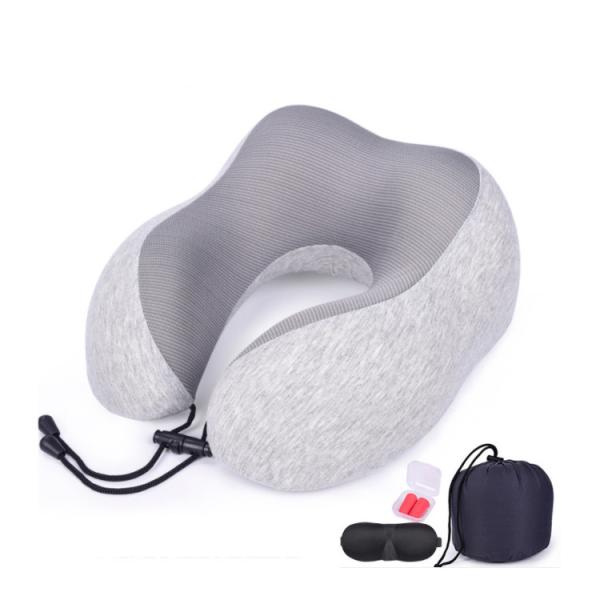 Polyester / Cotton Custom Memory Foam Lumbar Pillow , Memory Foam Neck Roll