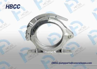 DN125 mounting Lever clamp coupling for concrete pump pipe, snap clamp with base
