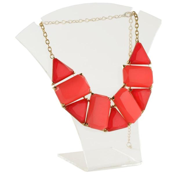 3mm L-Shape Clear Acrylic Jewelry Necklace Display Perspex Jewellery Bangle Holder