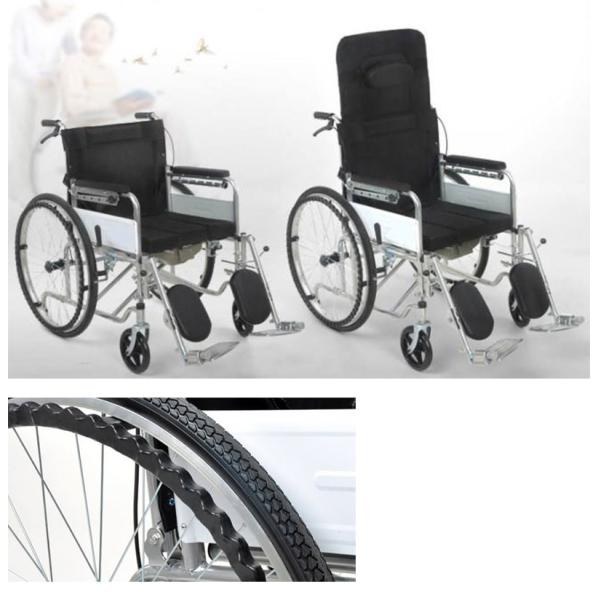 Light Manual Medical Transport Wheelchair Rehabilitation Equipment Load 100kg