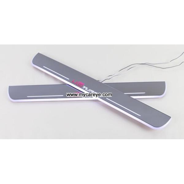 Luxgen U6 Turbo logo door light kit auto light sill door pedal for car
