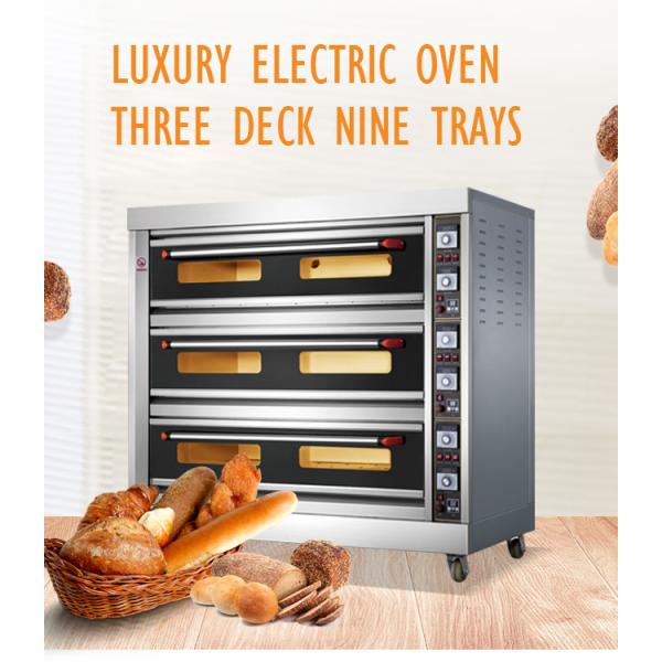 9 подносов 1,2 электрической Kg/H манипуляции цифров печи газа