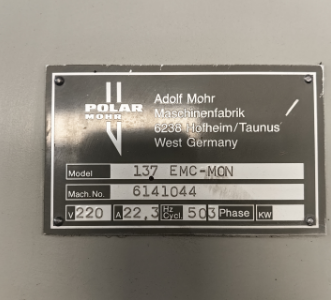 Полярный 115 137 Резач Гильотинорезач Машина Резач бумаги Лезвие для точного резания