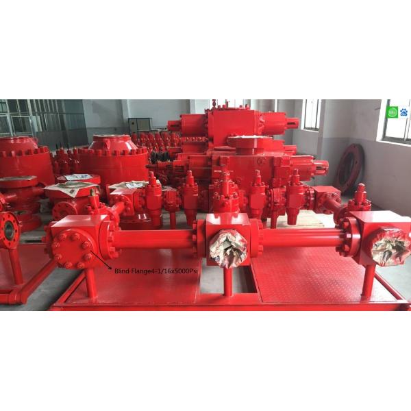 Oil Wellhead Manifold / High Pressure Hydraulic Manifold 3 1/8