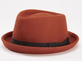 Fashion Women Felt woolen roll brim hat