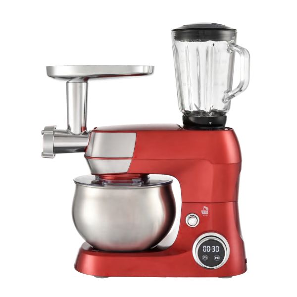 1000W 5L Stand Electric Mixer with 6 Speeds Accessories