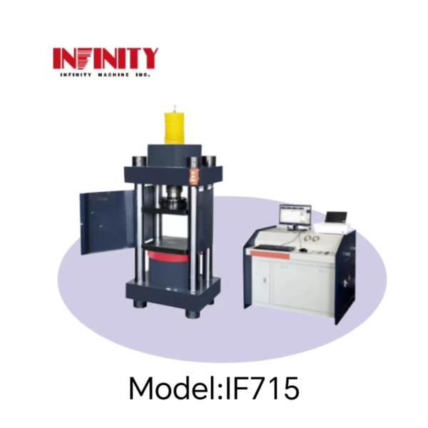 Micro Electro Hydraulic Servo Compression Testing Machine With Real Time Test Curve Display Weight 1200