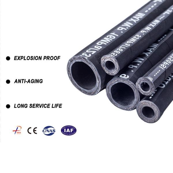 Multi Purpose Cloth Surface Resistant Rubber Rotary Drilling Hose Hydraulic Hose