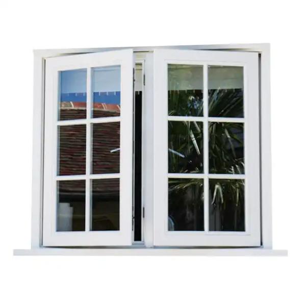 Customize Aluminum Casement Windows House Window Grill Swing Open Style