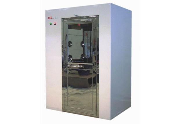 Single Person Clean Room Equipment , Cleanroom Air Shower SS 304 PCL Control