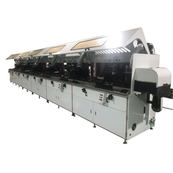 Five Color Automatic Servo Screen Printing Machine 3000 - 4000 Pcs/Hour Max Speed