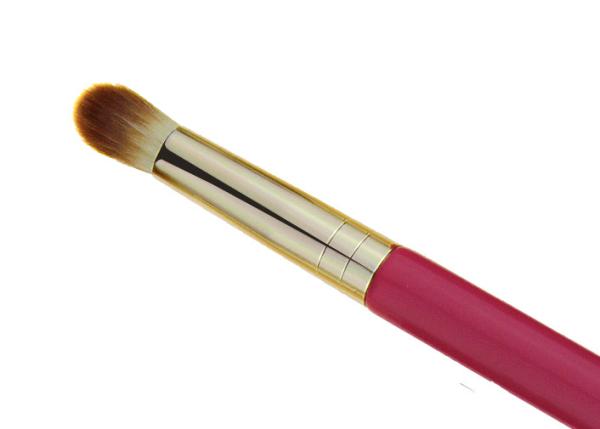 Precision Pointed Synthetic Concealer Brush Pink Makeup Brushes For Travel