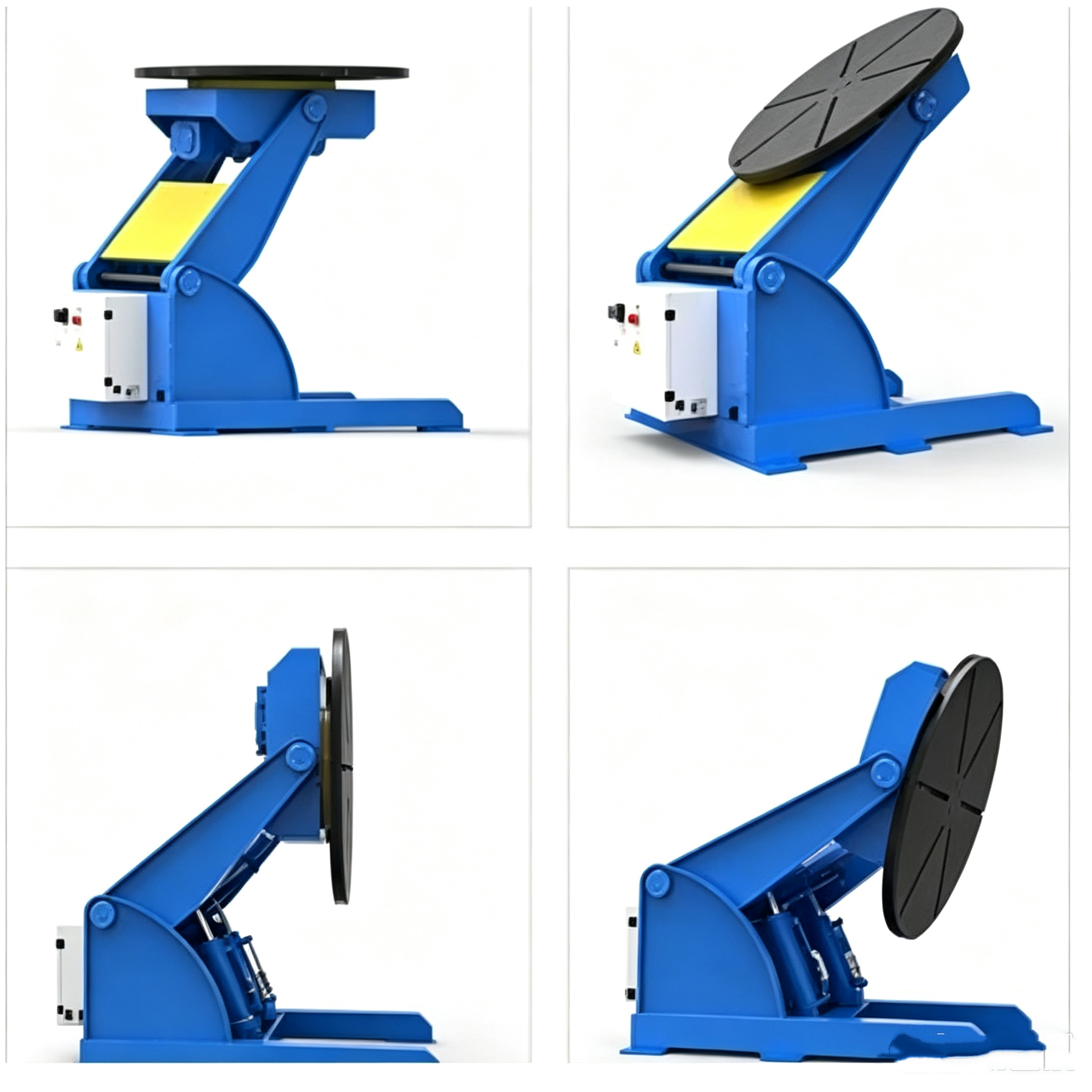 1 Ton Hydraulic Tilting Welding Positioner for Vessel Component Fabrication
