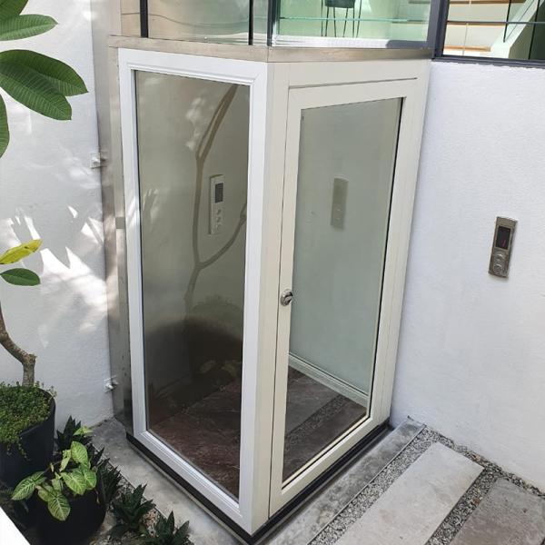 2 personas plataforma de silla de ruedas elevador 4m elevadores para discapacitados interiores o exteriores para el hogar