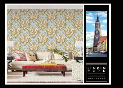 Embossed Classic Vintage Wallpaper , Antique Style Wallpaper 0.53*10m Size