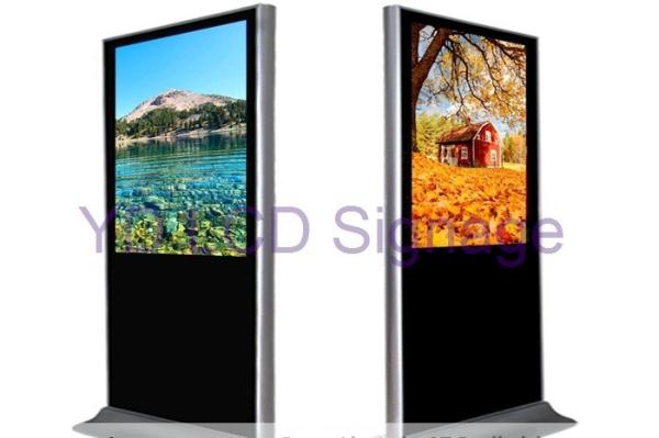 Multi Touch Digital Signage Floor Standing Installation For Messages Display