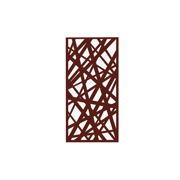 Специальное покрытие порошковым покрытием стальной лазерной резкой экраны конфиденциальности на открытом воздухе