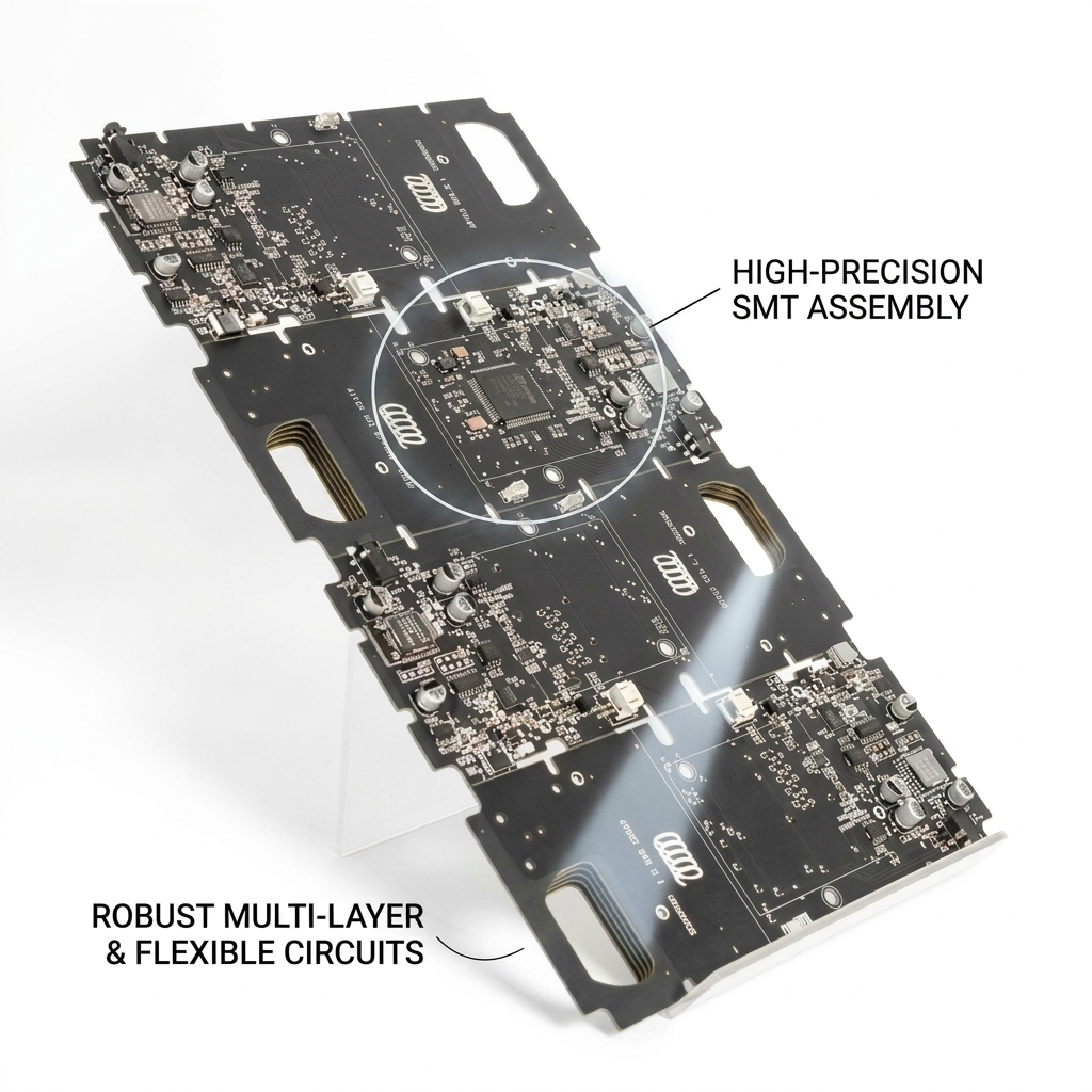 High Precision PCB SMT Assembly ISO Certified SMT Board Assembly Full Testing