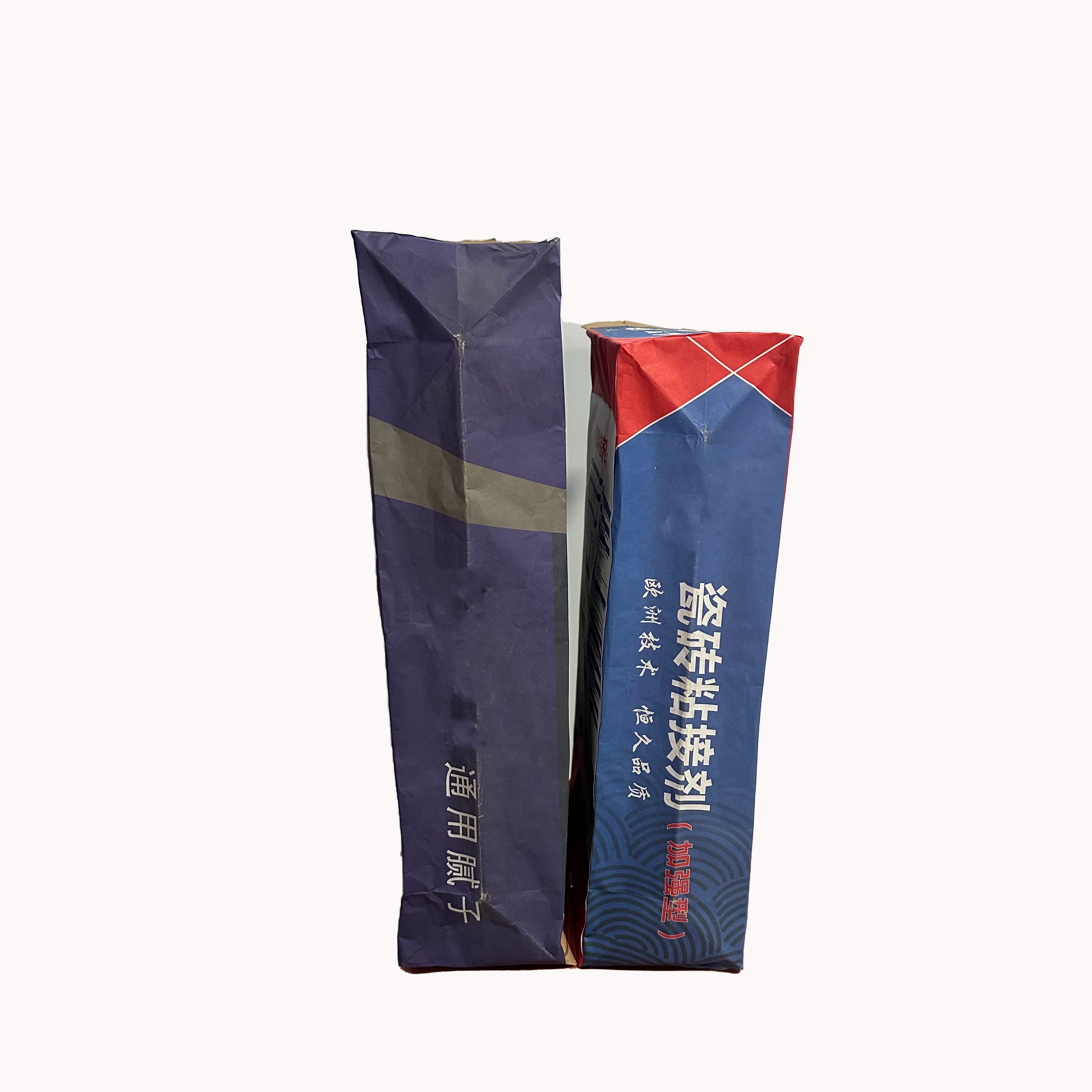 Food Products Kraft Paper Valve Bag 10kg To 25kg For Industrial Bulk Packaging