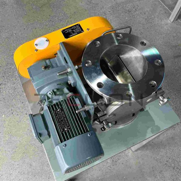 Stainless steel external bearing rotary airlock feed valve