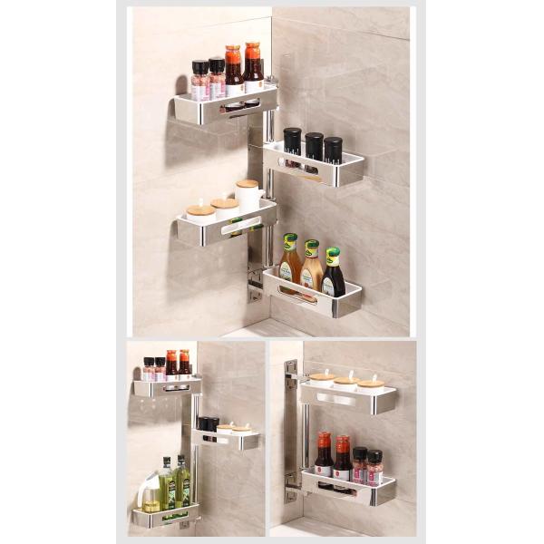 Multipurpose Wall Mounted Kitchen Shelf For Condiment Bottle