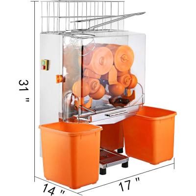 Commercial Orange Juice Machine High Juice Yield Safety Cut Off Switch 4 to 7 Glasses Per Minute