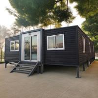 Maison modulaire pour conteneurs d'expédition avec salle de bains et cuisine