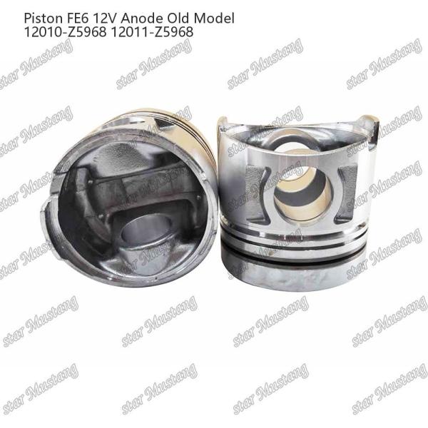 FE6 Motor pistão 12 válvulas 12010-Z5968 12011-Z5968 Para peças sobressalentes do motor Nissan