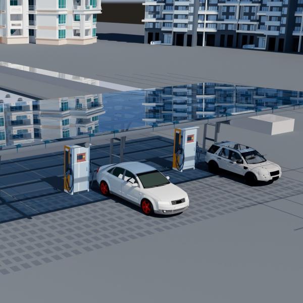 150V 1000V Fast Charging Stations For Electric Cars Ev