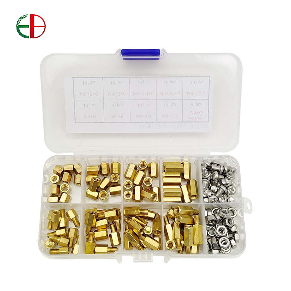 Custom Brass & Copper Male Female Hex Standoff Spacer Screws, Inch Standard Thread, Corrosion Resistant for Hardware Industry