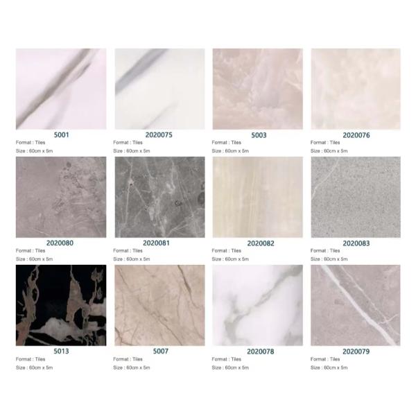 Panel de pared de mármol de PVC ECO 2000mm-5000mm Panel de pared de plástico comercial