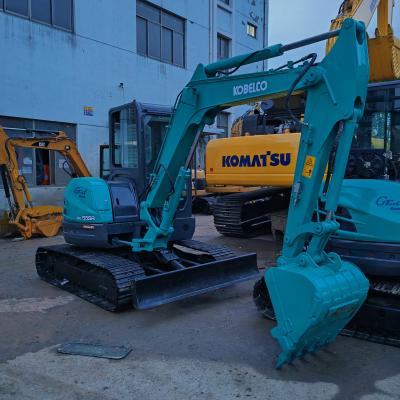 Mini Kobelco Excavator Crawler Kobelco Sk55sr Digger em segunda mão