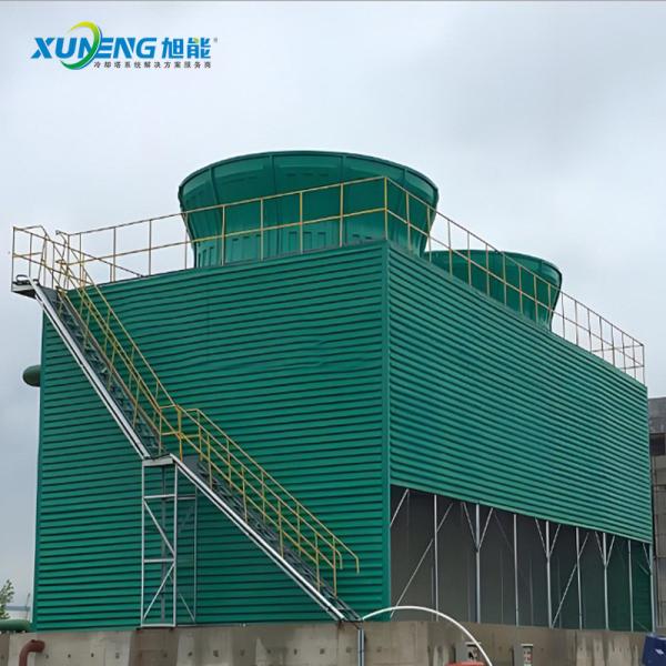 150 Tons High Temperature FRP Cooling Tower with Easy Operation and 10.15m2 Square Cross-flow Design