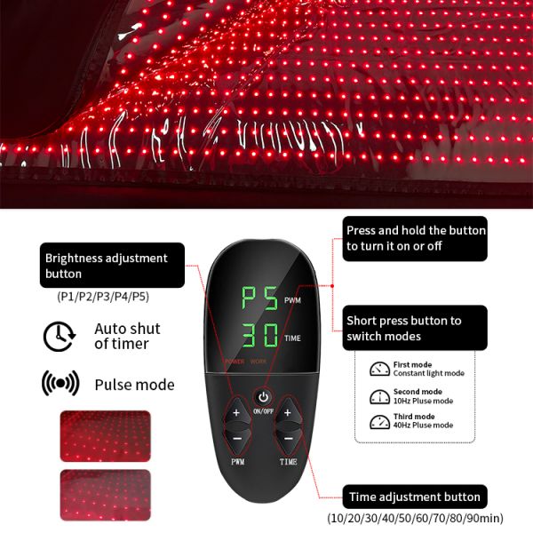 Full Body Red Light Therapy Device 660nm 850nm Red Light Sleeping Bag For Muscle Recovery