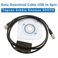 2025 Nuevo Cable de descarga de datos USB a Hirose Conector de 6 pines Conector para Windows 7/8/10/XP Para Topcon Sokkia Gowin Sur