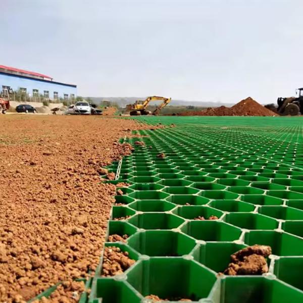 Ground Reinforcement Grids Gravel Plastic Grass Grid / Stabilizing Driveway Plastic Hexagonal Grass Grid