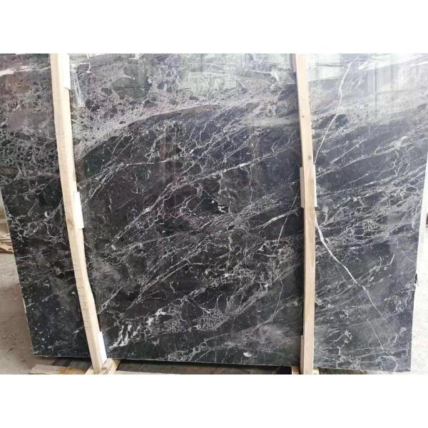 Maya Grey Marble Kitchen Countertops , Marble Wall Tiles Good Luminosity