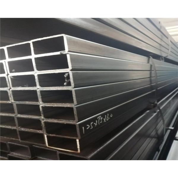la inmersión caliente de acero negra con poco carbono de acero hueco rectangular de la tubería Q235 de 25m m galvanizó