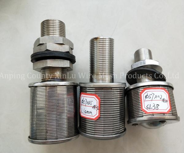 single tube type valve bounet, wedge wire screen nozzle, filter johnson nozzle, water strainer nozzle